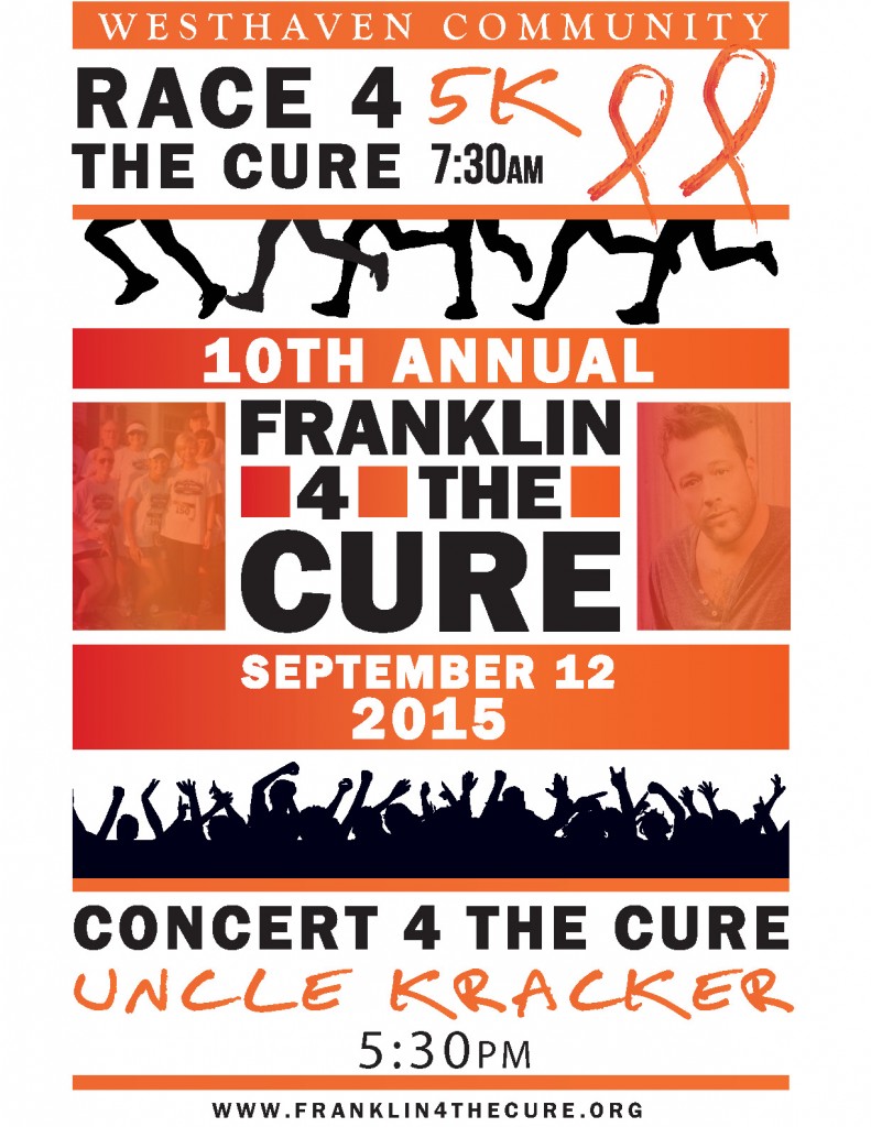 Franklin 4 the cure flyer 2015